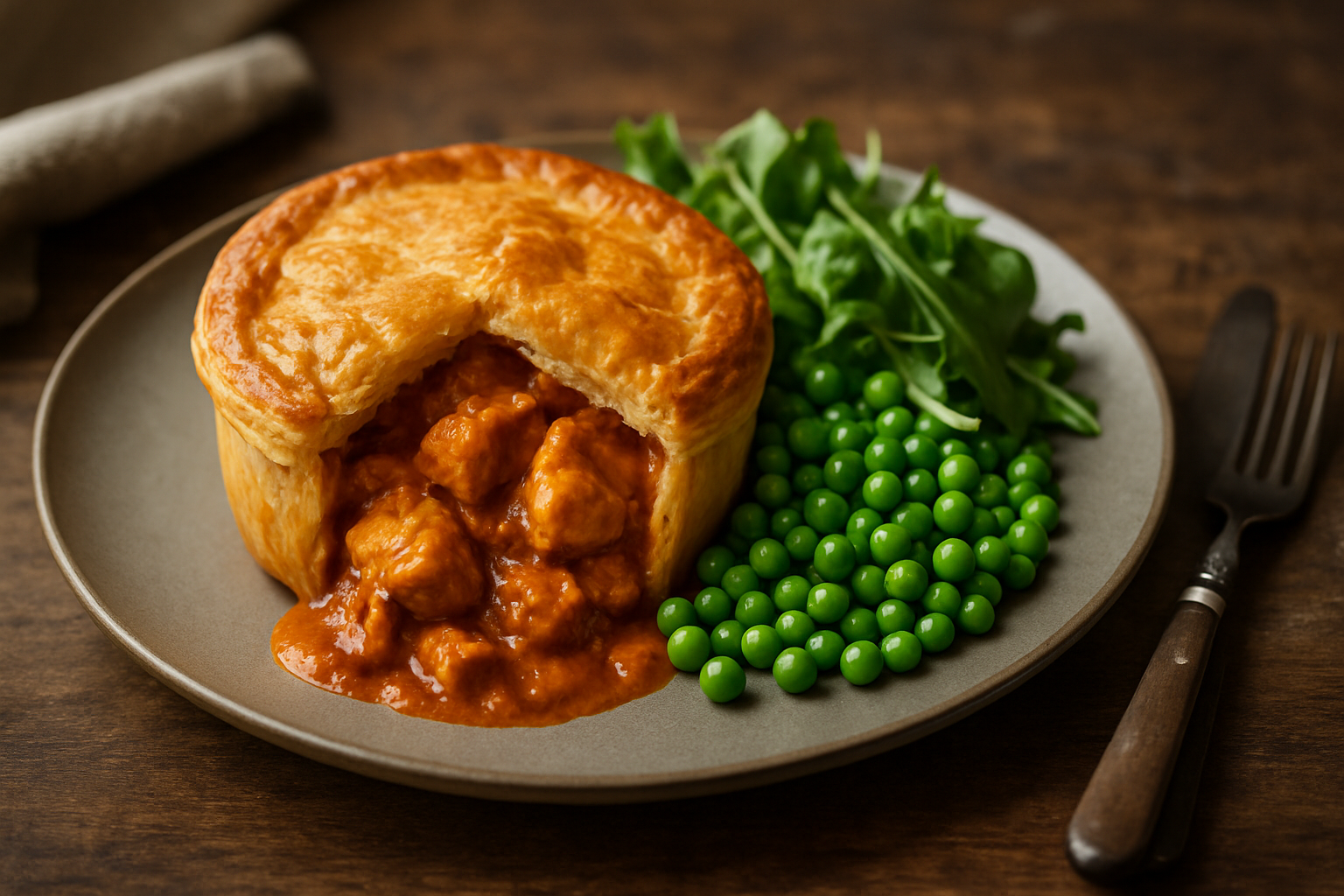 Chicken Balti Pie