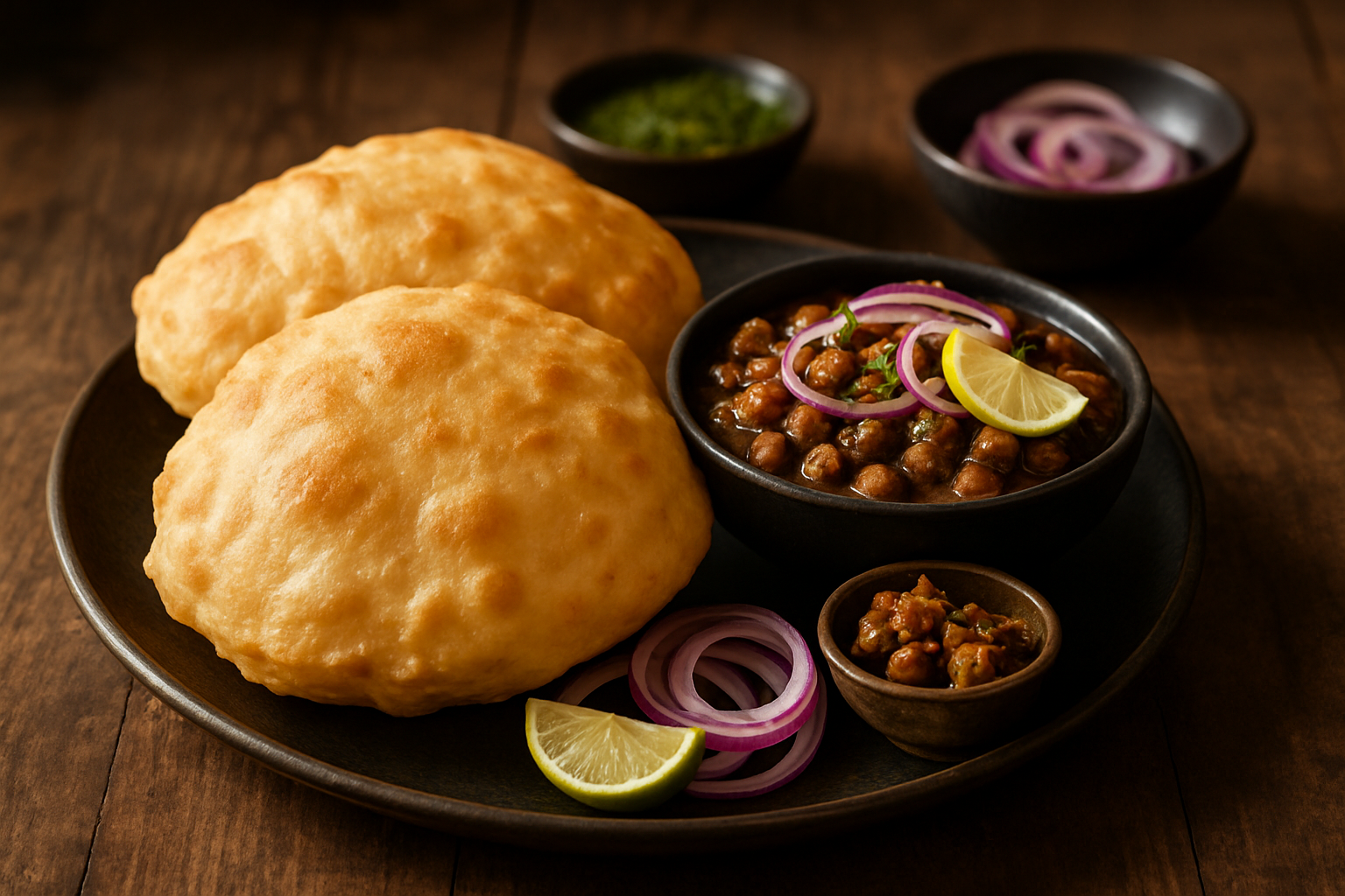 Chole Bhattura (Desi Style)
