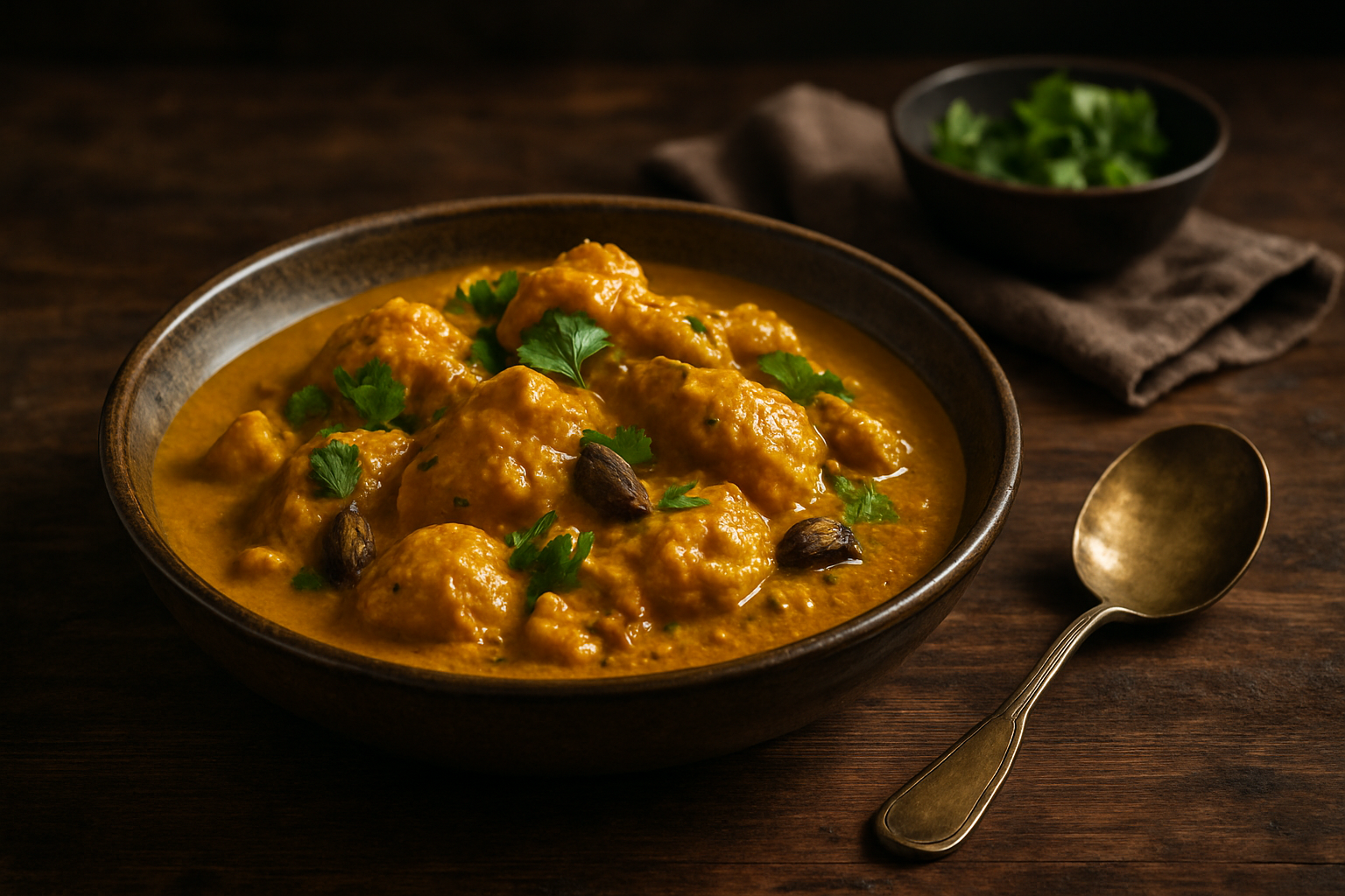 Korma (Chicken or vegetable)